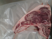 2 côtes de veau de lait 0.600g