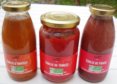 Lot de  3 coulis