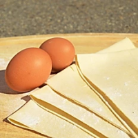 Lasagnes fraîches aux œufs