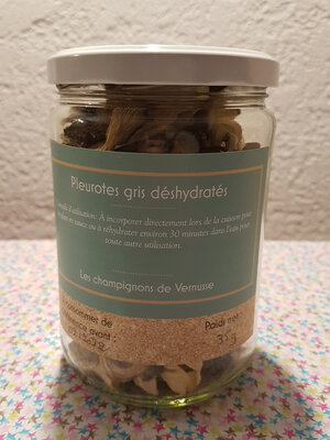 Pleurotes déshydratés