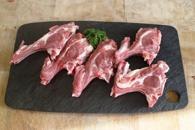 Côte découverte d'agneau