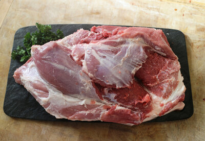 Palette de porc sans os