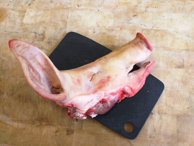 Demi tête de porc