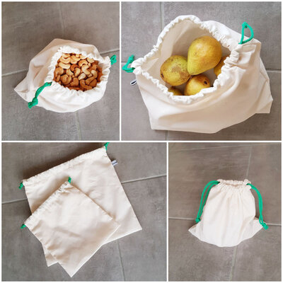 Sac à vrac - tissu contact alimentaire