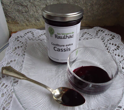 Confiture cassis - achat solidaire