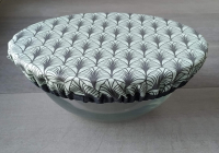 Couvre plats - feuilles vertes