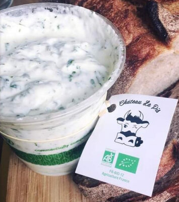 Fromage à tartiner ail et persil bio