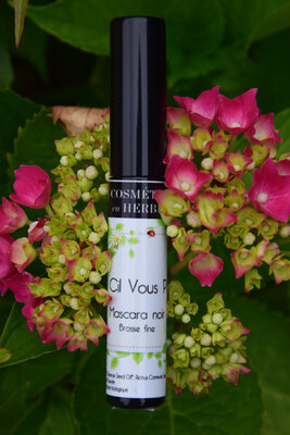 Mascara noir brosse fine