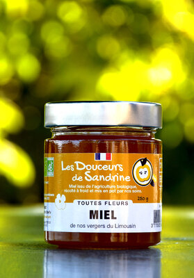 Miel bio 250g - douceurs de sandrine