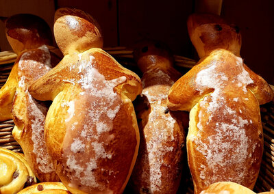 Brioche pépites de chocolat (fantômes)
