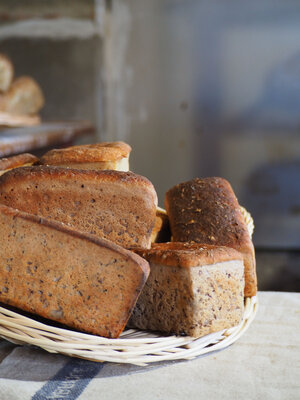 Pain sans gluten aux graines de lin