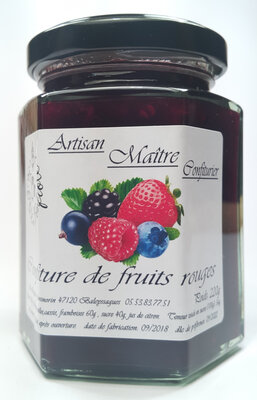 Confiture de fruits rouges