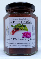 Confiture de rhubarbe au géranium
