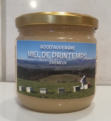 Miel de printemps crémeux