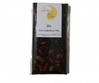 Tablette 6 superfruits noir 71% bio