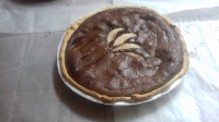 Tarte aux poires chocolat.