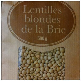 Lentilles blonde de la brie