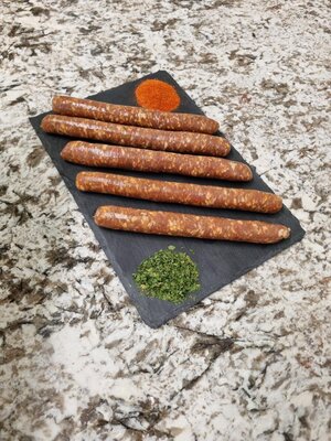 Saucisse feu de bois