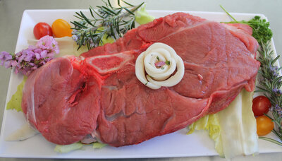 Roti de veau avec os