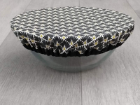 Couvre plats - losange noir jaune