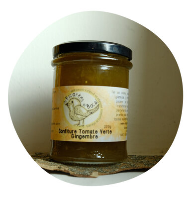 Confiture tomate gingembre