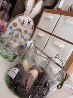 Paques panier à oeufs en fer forgé