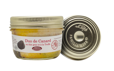Duo de canard foie gras et truffe