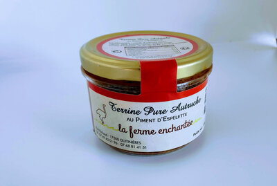 Terrine pure autruche espelette