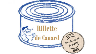 Rillettes pur canard