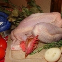 Poulet de notre ferme découpé