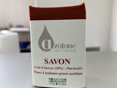 Savon lait d anesse 20% et patchouli