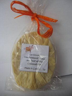 Savon au lait de vache et calendula