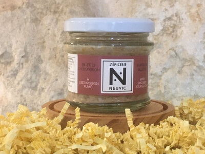 Rillettes d'esturgeon fumé