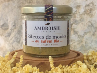 Rillettes de moules au safran