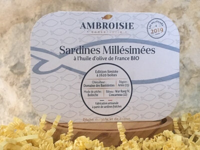 Sardines millésimées huile d'olive