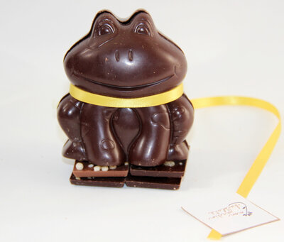 Grenouille de pâques chocolat noir