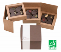 Boîte de 12 chocolats bio
