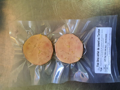 Foie gras entier au torchon