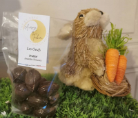 Oeufs noir praliné amandes noisette