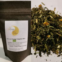 Thé vert orange sanguine bio