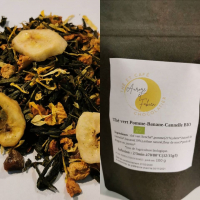 Thé vert pomme-banane-cannelle bio