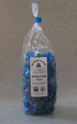 Bonbons enveloppés miel thym