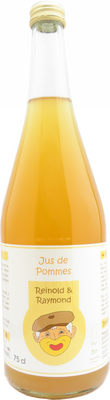 Jus de pommes bio 75cl