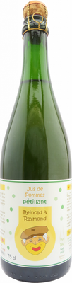 Jus de pommes pétillant bio 75cl