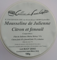 Mousseline julienne citron fenouil