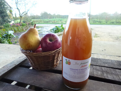Jus de pommes et poires