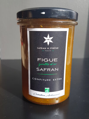Confiture figue goutte or-safran