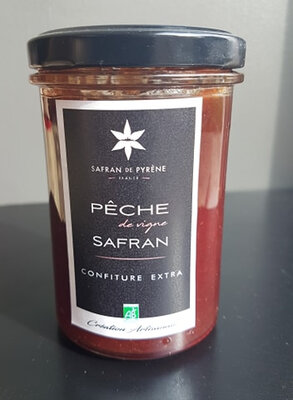 Confiture pêche de vigne-safran