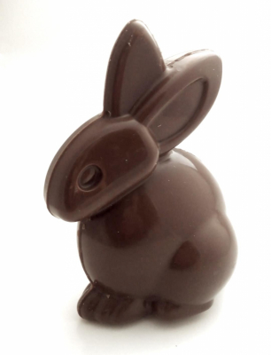 Lapin en chocolat noir 13,5 cm
