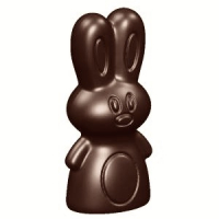 8 petits lapins en chocolat noir
